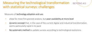 Technology Measure 9. How to measure technological transformation | PDF