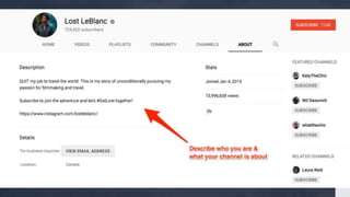 Step 8: Optimize Your Channel To Bring Followers