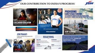 OUR CONTRIBUTION TO INDIA’S PROGRESS
4
 