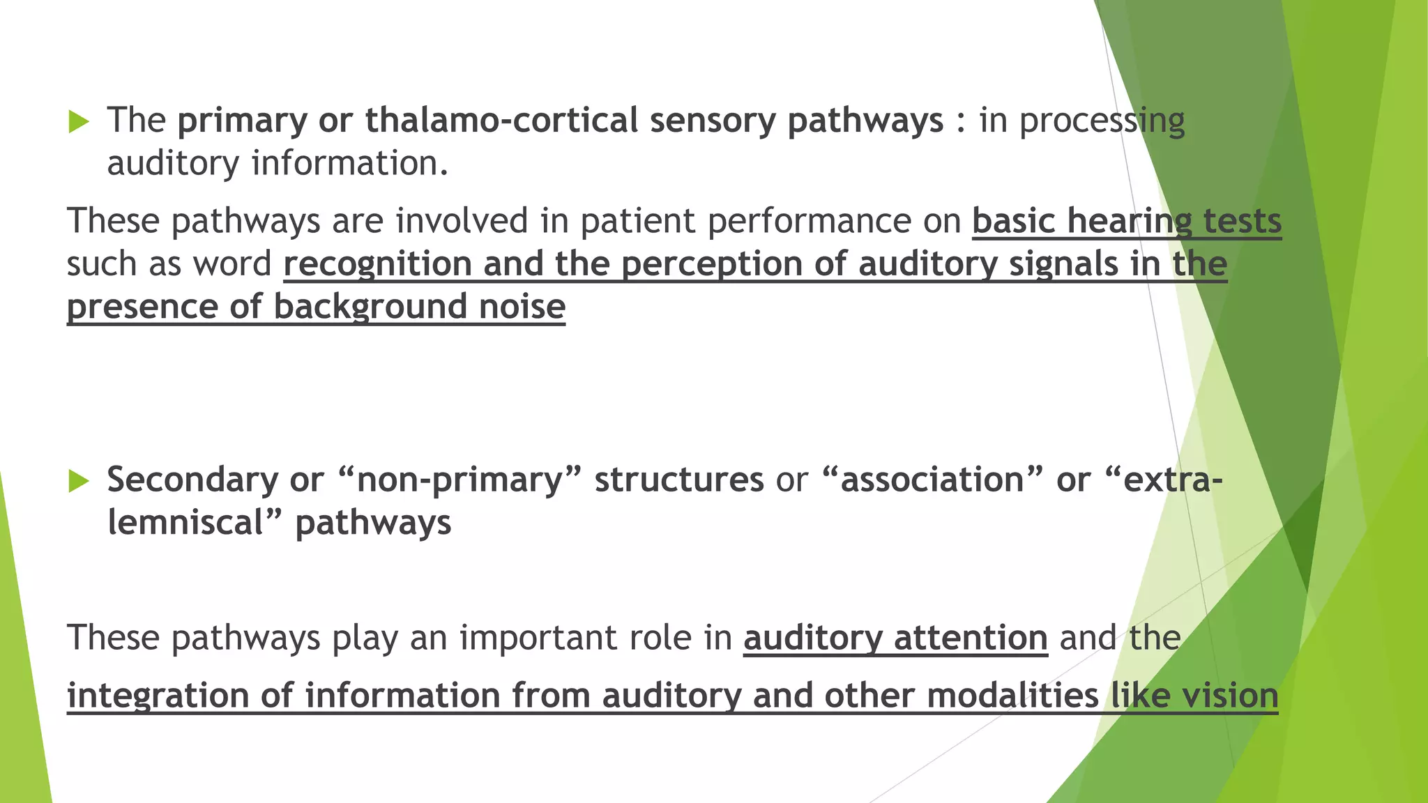Auditory Middle Latency Response (AMLR) | PPTX