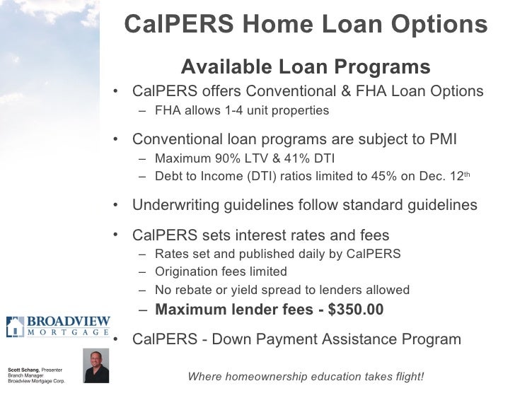 A Complete Guide to the CalPERS Home Loan Benefit