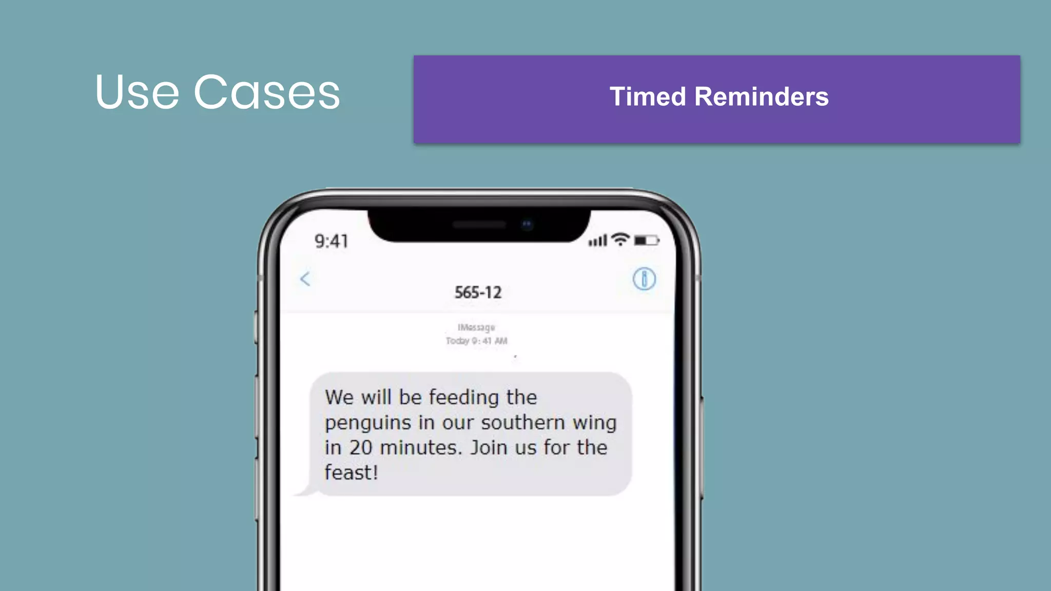 Use Cases Timed Reminders
 