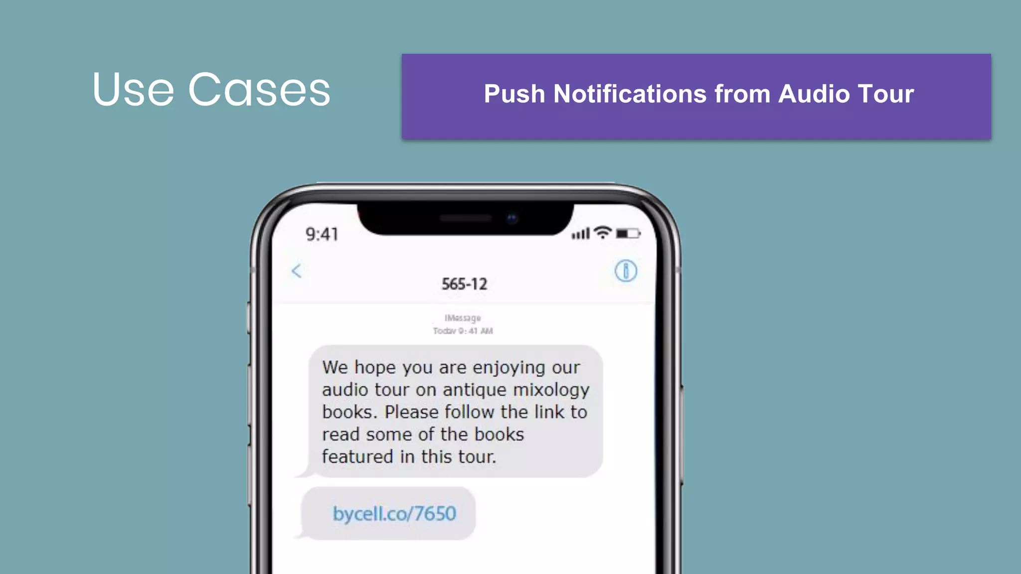 Use Cases Push Notifications from Audio Tour
 