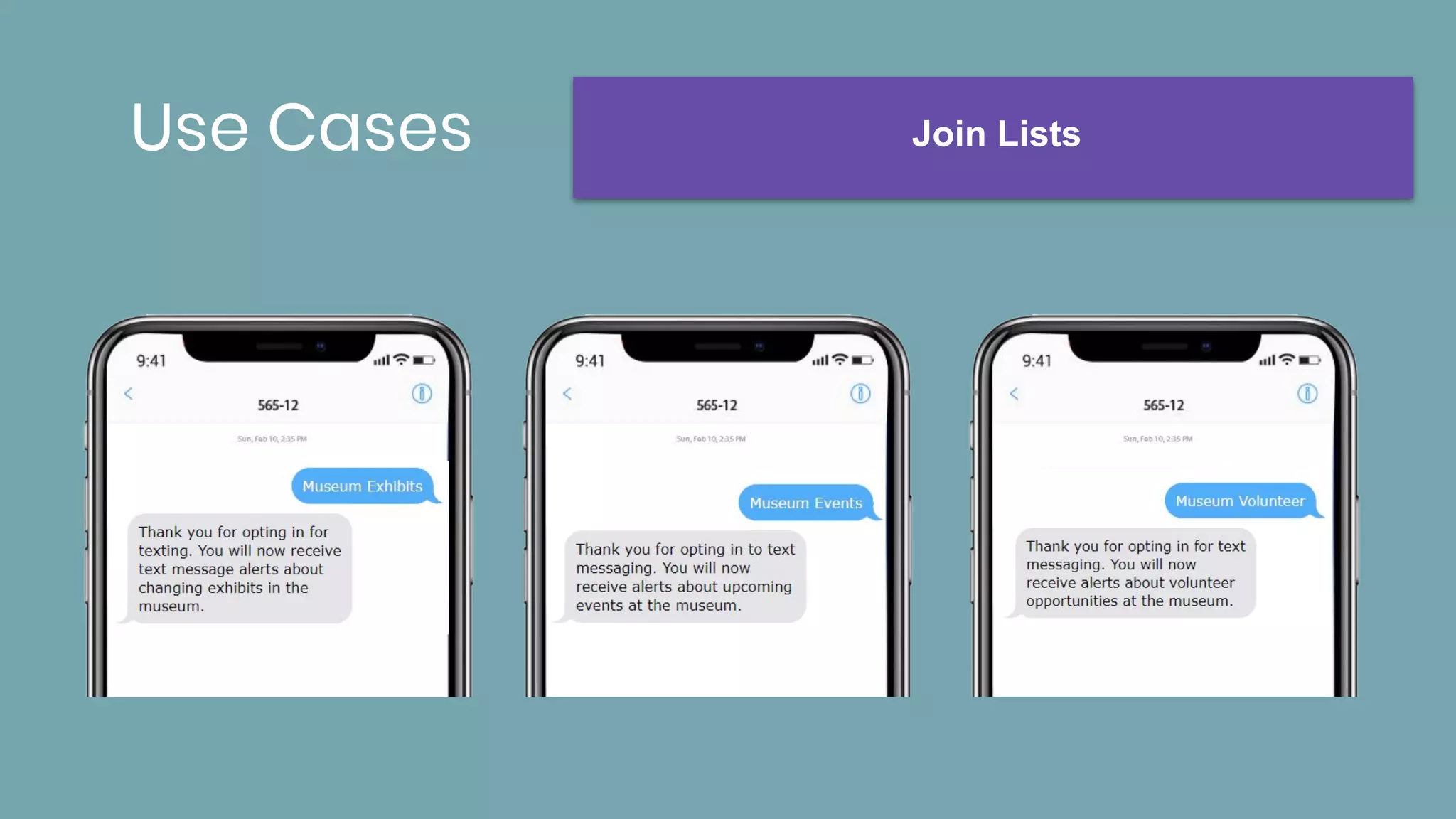 Use Cases Join Lists
 