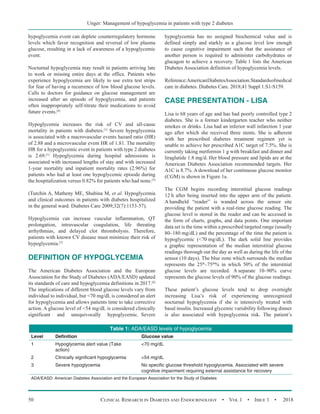 Management Of Hypoglycemia In Patients With Type 2 Diabetes | PDF