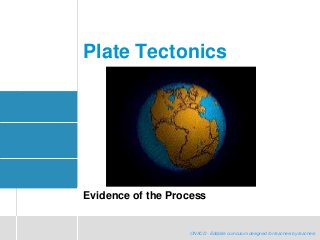 ONACD - Editable curriculum designed for teachers by teachers
Plate Tectonics
Evidence of the Process
 