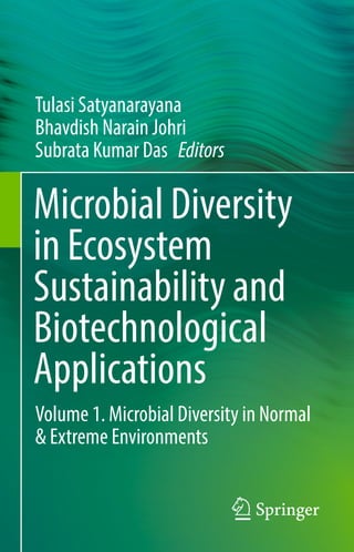 Tulasi Satyanarayana
Bhavdish Narain Johri
Subrata Kumar Das Editors
Microbial Diversity
in Ecosystem
Sustainability and
Biotechnological
Applications
Volume 1. Microbial Diversity in Normal
& Extreme Environments
 
