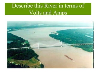 Copyright 2009 Hal Aronson
Describe this River in terms of
Volts and Amps
 