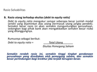Rumus Rasio Utang 10. Analisis Laporan Keuangan.pptx
