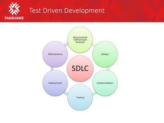 Test Driven Development
 