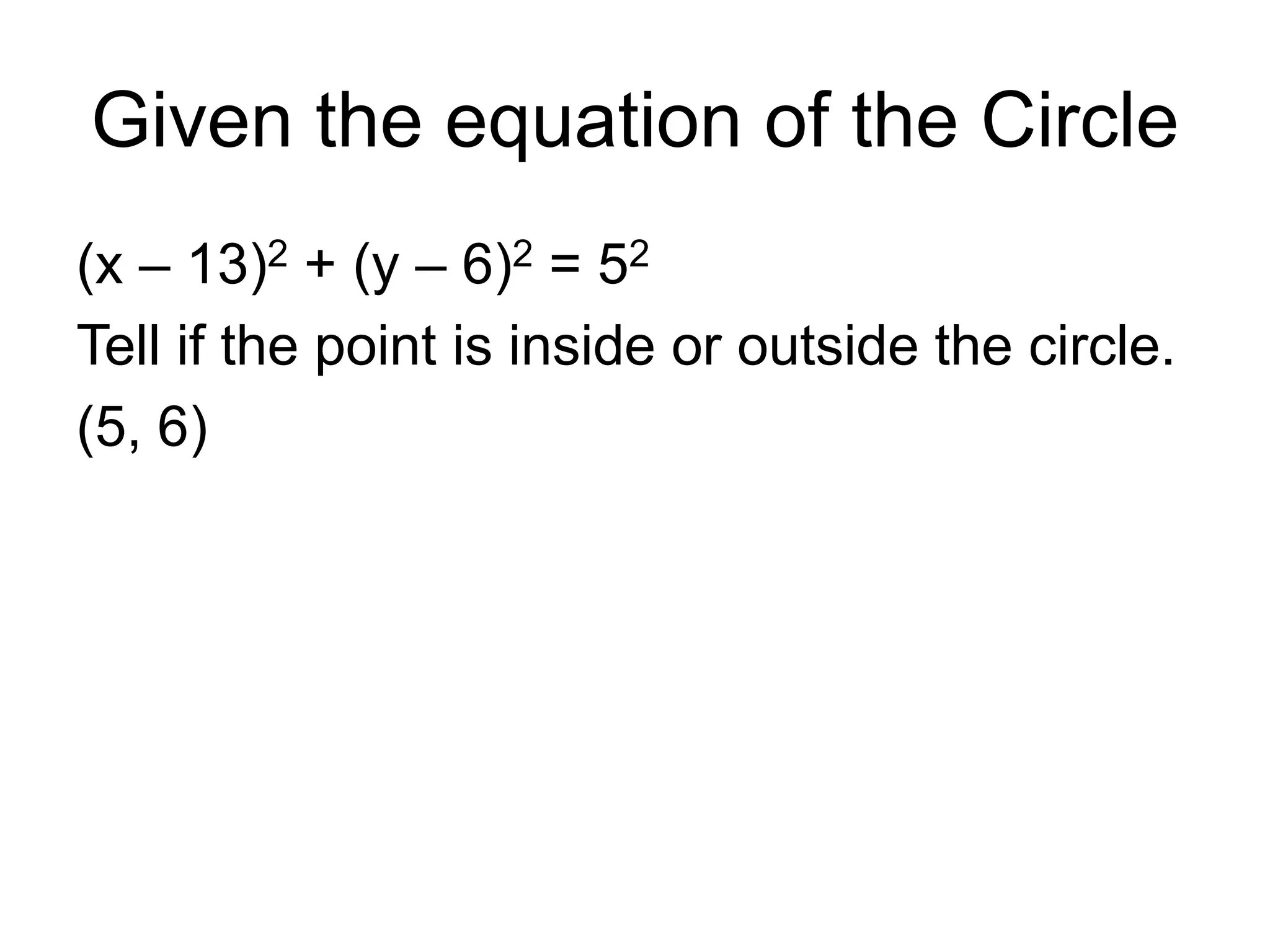 Grade 10 Math Quarter 2 Equation of the Circle | PPT