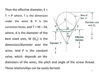 10. Screw Threads - PPT.pdf . | PDF