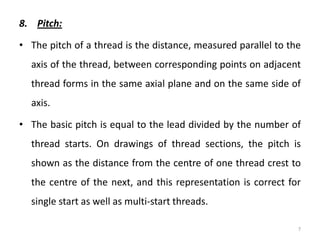 10. Screw Threads - PPT.pdf . | PDF