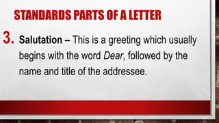 Salutation In Word 10. Composing Professional Correspondence.pptx