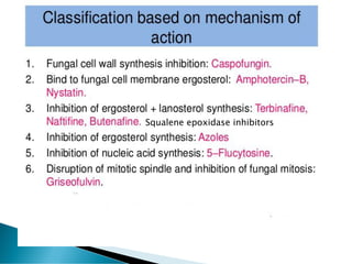 CLASSIFICATION OF ANTIFUNGAL DRUGS SLIDESHARE visual data 8