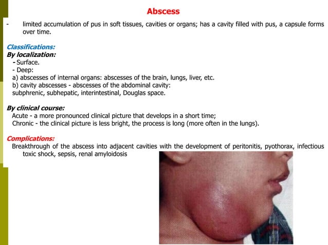 . Inflammatory diseases of the skin, subcutaneous tissue, loose ...