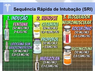 Sequência Rápida de Intubação (SRI)
 
