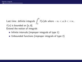 10.11.Improperintegrals.pdf giải tích BK | PDF