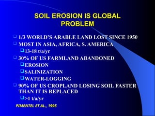 Surface soil erosion and its control measures | PPT