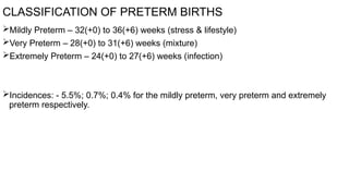 Preterm Labor Classification 10. PRETERM LABOR, PROM, PPROM1234567.pptx