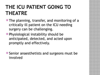 10. CARE OF HIGH RISK PATIENT For Medical students | PPTX