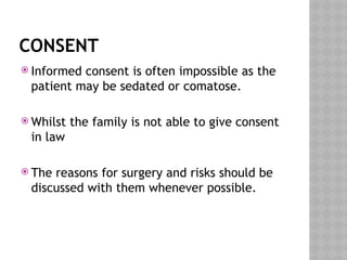 10. CARE OF HIGH RISK PATIENT For Medical students | PPTX