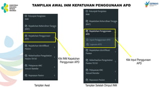 10. APLIKASI INM atau indikator nasional mutu untuk puskesmas | PPTX