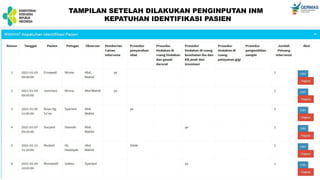 10. APLIKASI INM atau indikator nasional mutu untuk puskesmas | PPTX