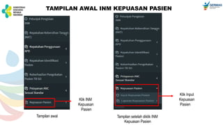 10. APLIKASI INM atau indikator nasional mutu untuk puskesmas | PPTX