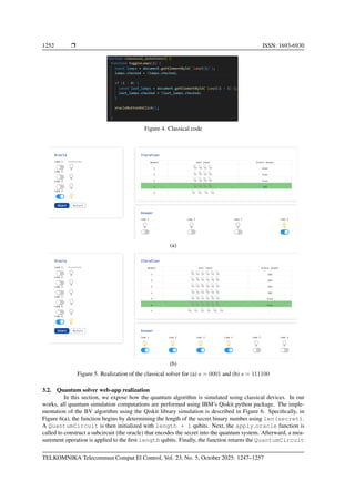 Realization of Bernstein-Vazirani quantum algorithm in an interactive ...