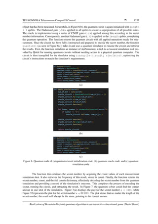 Realization of Bernstein-Vazirani quantum algorithm in an interactive ...