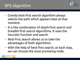 Breadth first search algorithm presentation | PDF