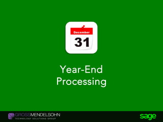 Year-End
Processing
 