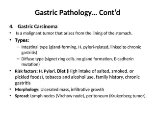 10. GIS Pathologies for PH.pptx Gastrointestinal Pathology | PPTX