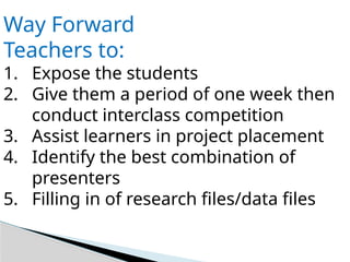 10. Final KSEF Project identification, development, documentation and ...
