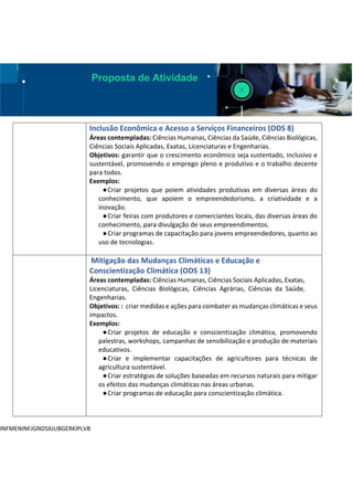 Atividade de Extensão: Integração de Competências Para Transformar o Eu ...