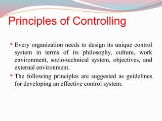10. controlling (Presentation 10).pptx is the most important slide | PPTX