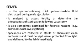 Comprehensive Guide to Nonblood Specimens and Diagnostic Tests | PDF