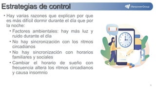 Salud Ocupacional: Prevención y Manejo de Fatiga y Somnolencia en la ...