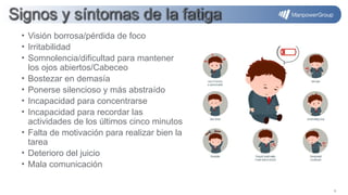 Salud Ocupacional: Prevención y Manejo de Fatiga y Somnolencia en la ...