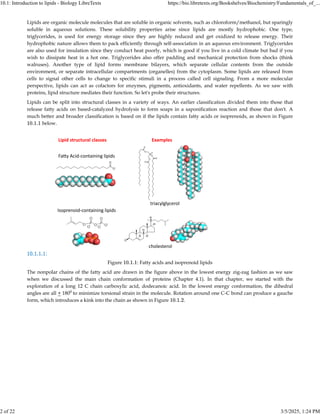 Comprehensive Introduction to Lipid Biochemistry: Structure, Function ...