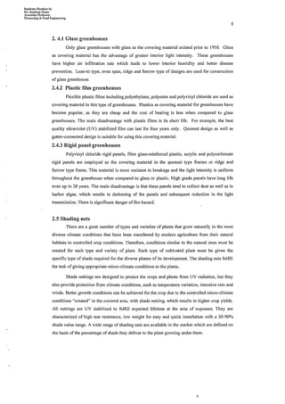 Comprehensive material on Protected cultivation and post-harvest technologies