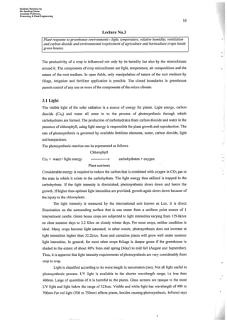 Comprehensive material on Protected cultivation and post-harvest technologies