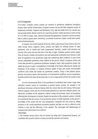 Comprehensive material on Protected cultivation and post-harvest technologies