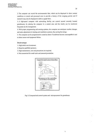 Comprehensive material on Protected cultivation and post-harvest technologies