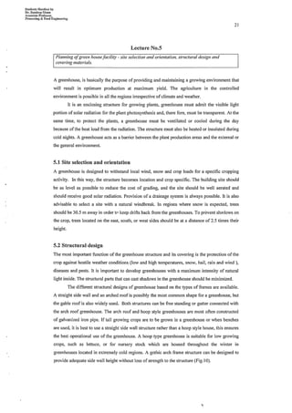 Comprehensive material on Protected cultivation and post-harvest technologies