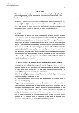 Comprehensive material on Protected cultivation and post-harvest technologies