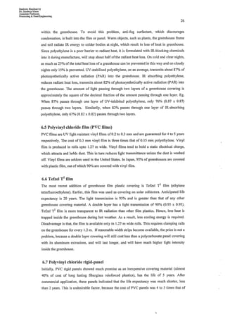 Comprehensive material on Protected cultivation and post-harvest technologies