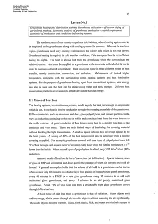 Comprehensive material on Protected cultivation and post-harvest technologies