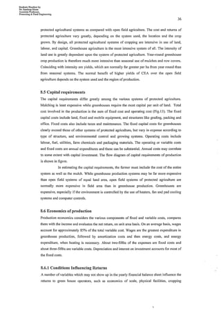 Comprehensive material on Protected cultivation and post-harvest technologies